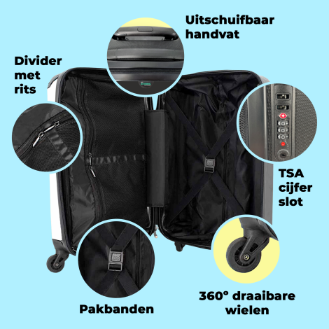 Handbagage Koffer - Realistisch - Huisdier | Artimal - Huisdier in Uniform